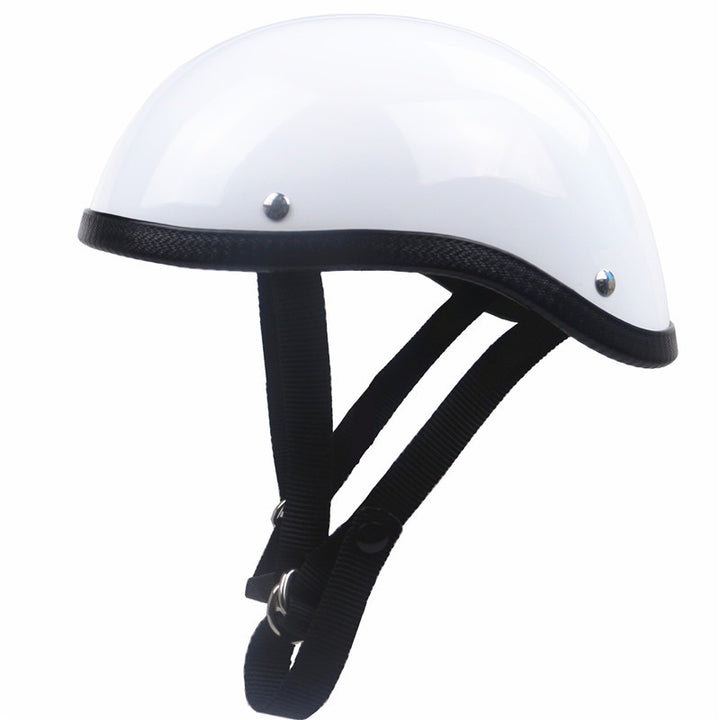 Classic Vintage Motorcycle Helmet Bowlift