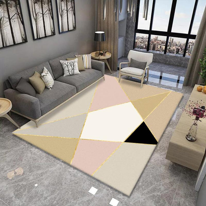 Geometric Pattern Area Rug Bowlift