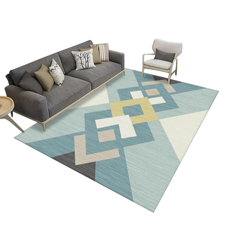 Geometric Pattern Area Rug Bowlift