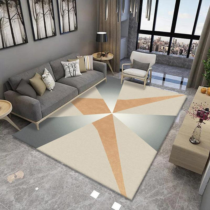 Geometric Pattern Area Rug Bowlift