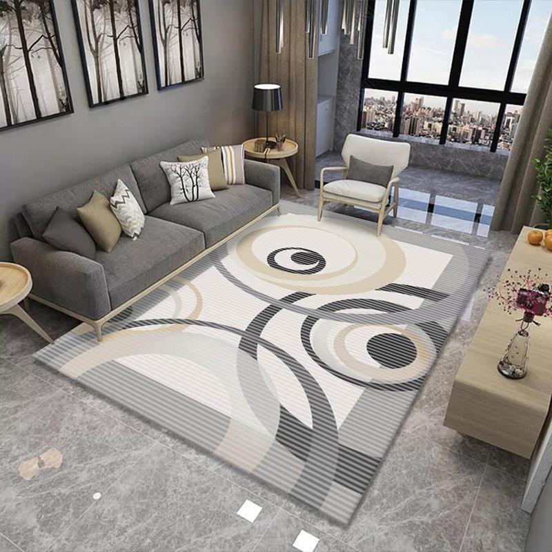 Geometric Pattern Area Rug Bowlift