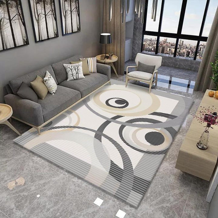 Geometric Pattern Area Rug Bowlift