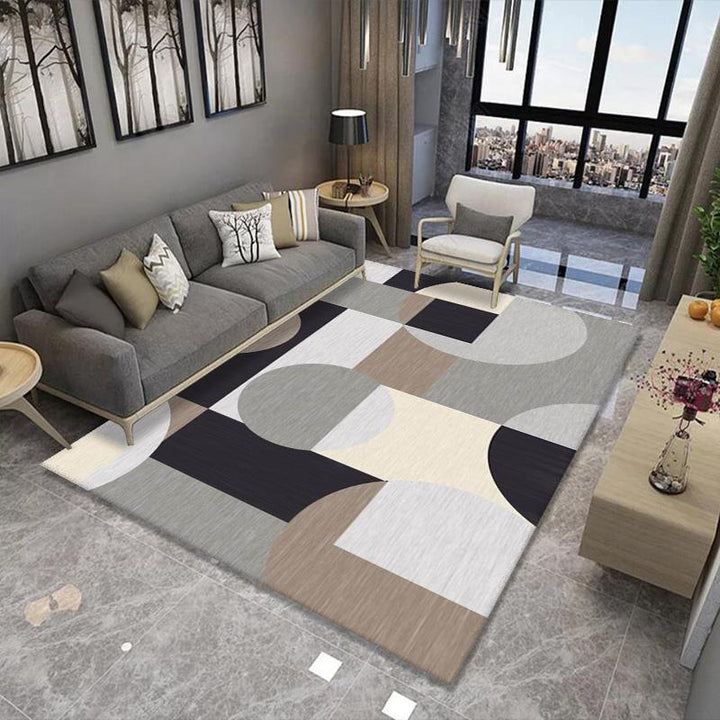 Geometric Pattern Area Rug Bowlift
