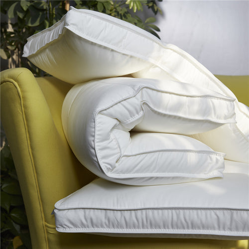 Ergonomic Channel-Quilted Down-Alternative Sleep Pillow