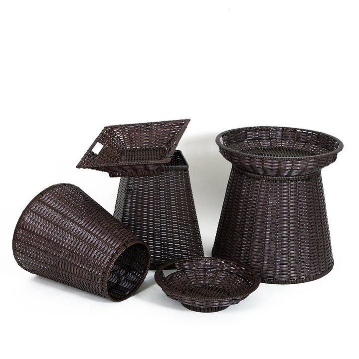 Geometric Woven Storage Bin Bowlift