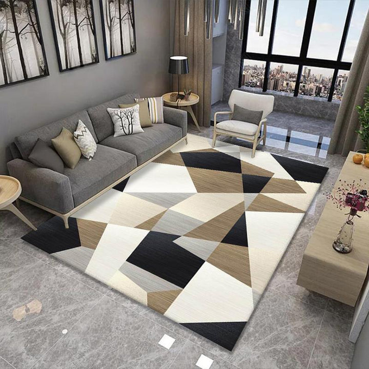 Geometric Pattern Area Rug Bowlift