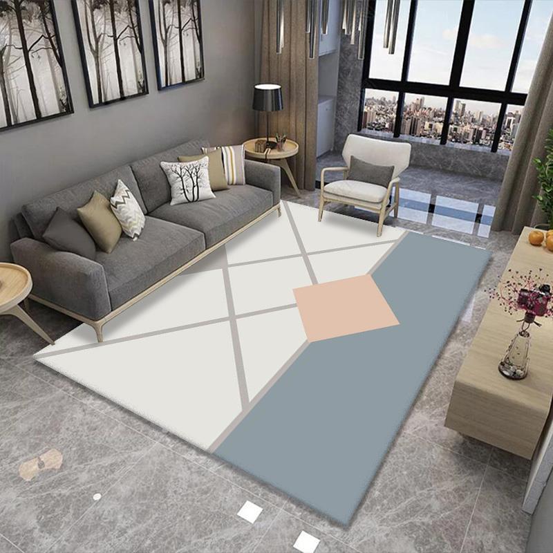 Geometric Pattern Area Rug Bowlift