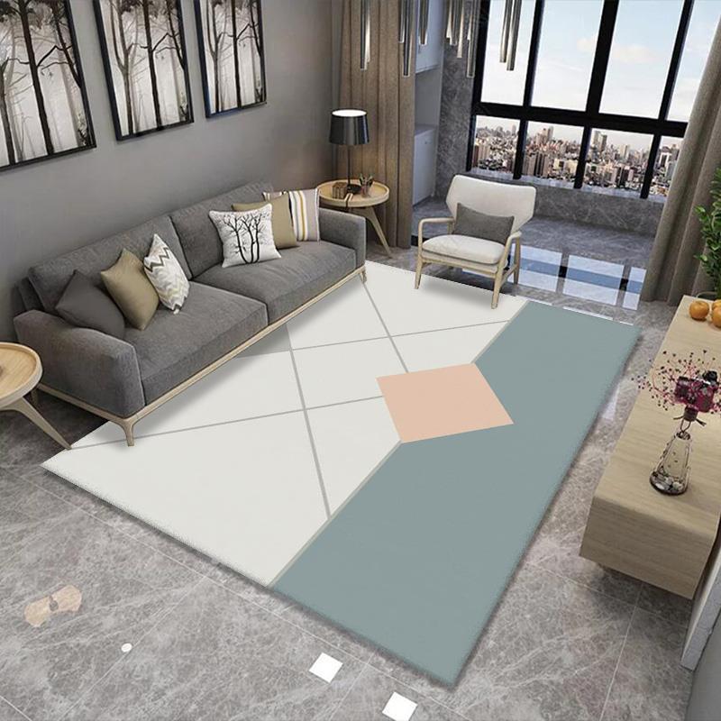 Geometric Pattern Area Rug Bowlift