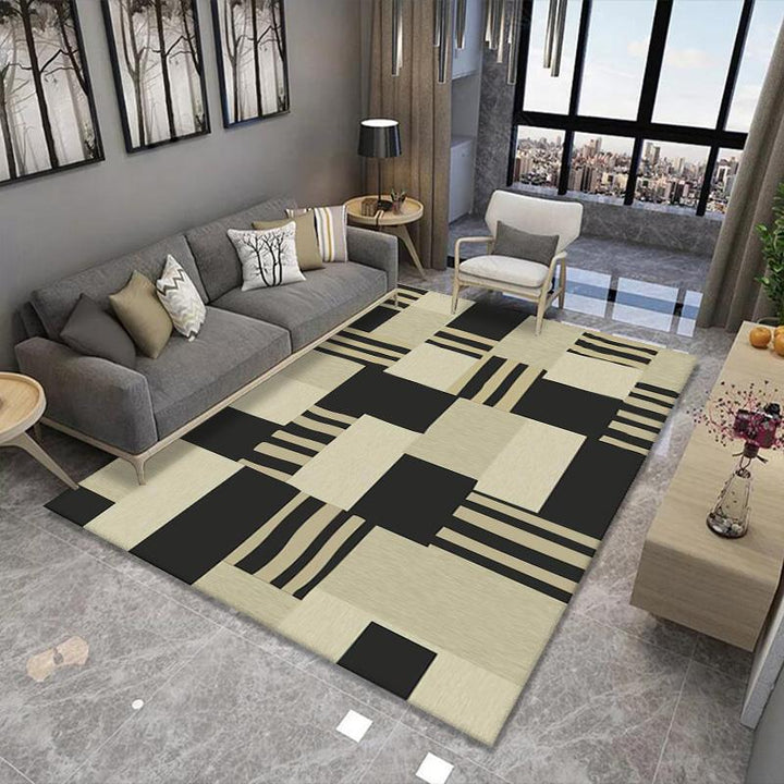 Geometric Pattern Area Rug Bowlift