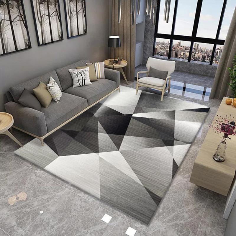 Geometric Pattern Area Rug Bowlift