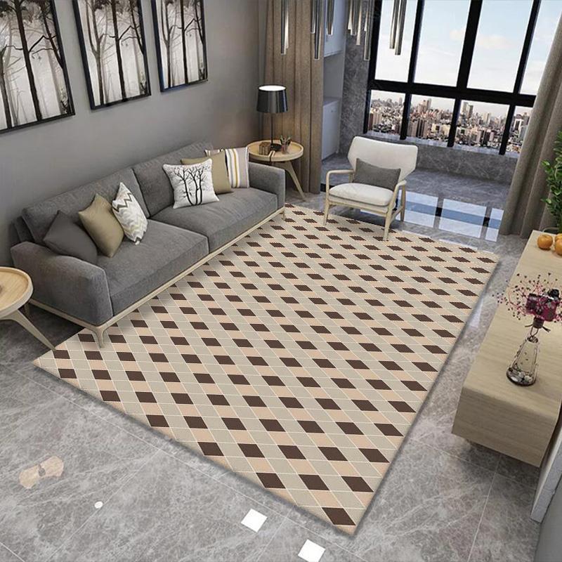 Geometric Pattern Area Rug Bowlift