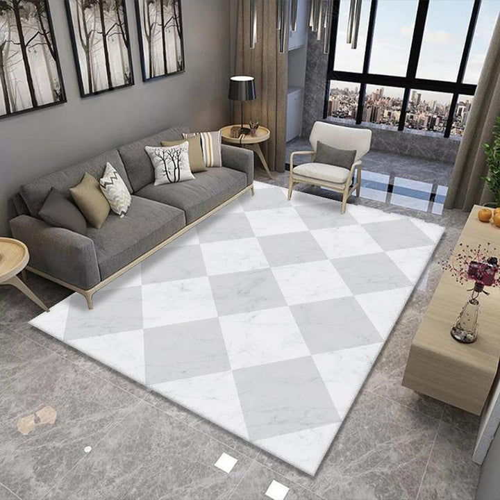 Geometric Pattern Area Rug Bowlift