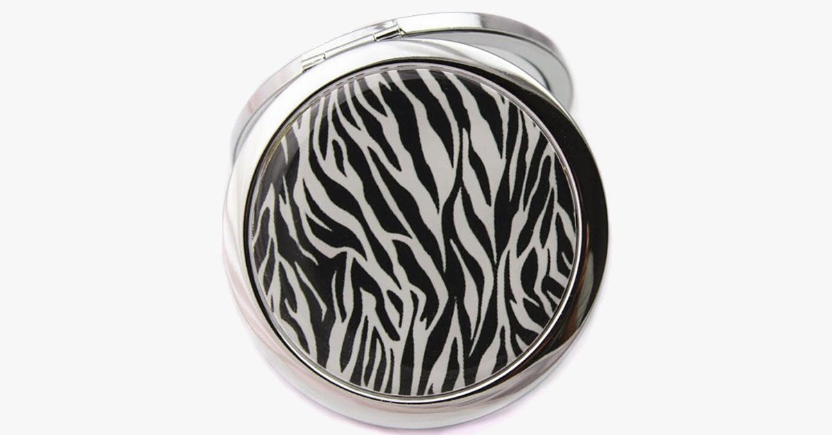 BowLift | Safari Print Bag Mirror