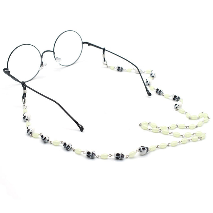 Artistic Eyewear Chain with Unique Bead Accents Bowlift