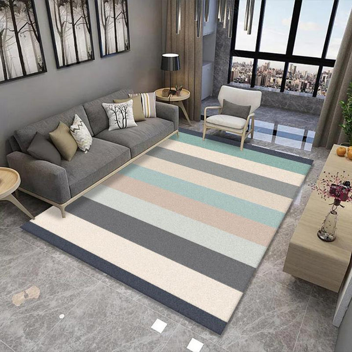 Geometric Pattern Area Rug Bowlift