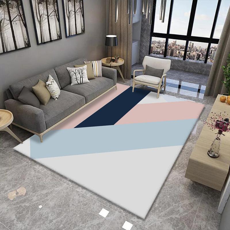 Geometric Pattern Area Rug Bowlift