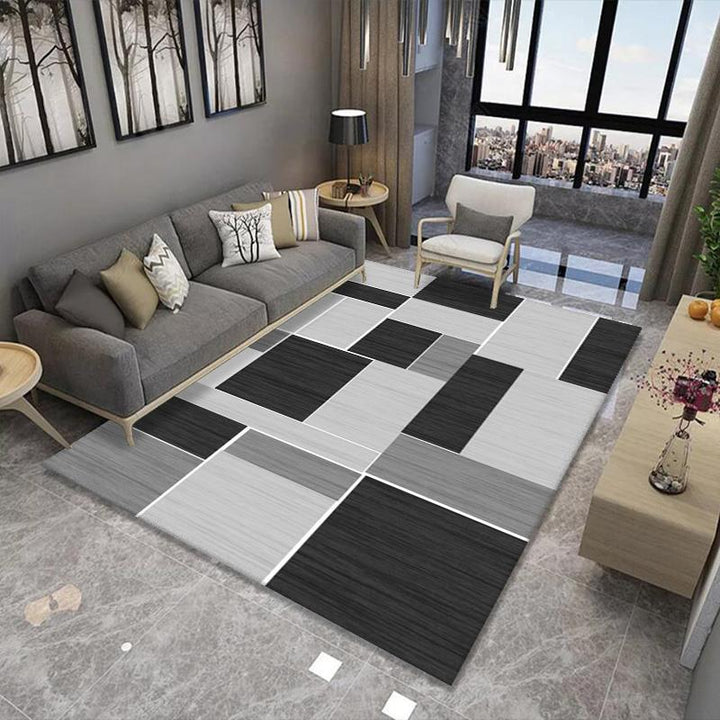 Geometric Pattern Area Rug Bowlift
