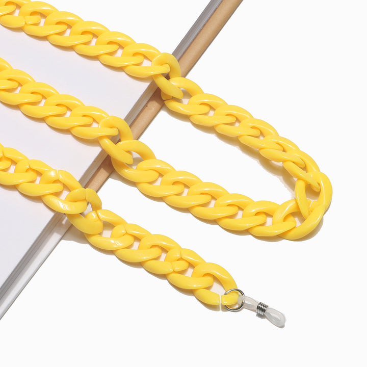 Vibrant Acrylic Eyewear Chain Bowlift