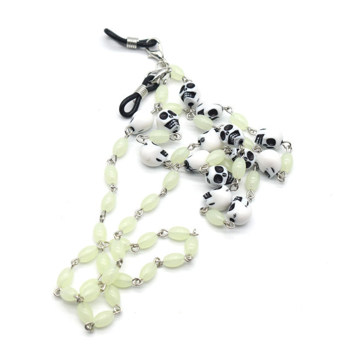Artistic Eyewear Chain with Unique Bead Accents Bowlift