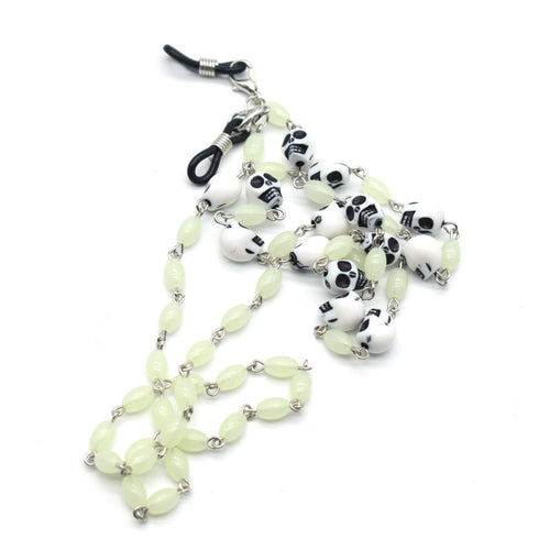 Artistic Eyewear Chain with Unique Bead Accents Bowlift