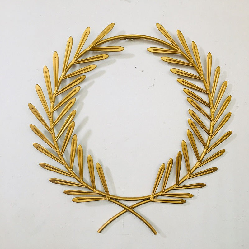 Decorative Metal Wreath for Wall Art Bowlift