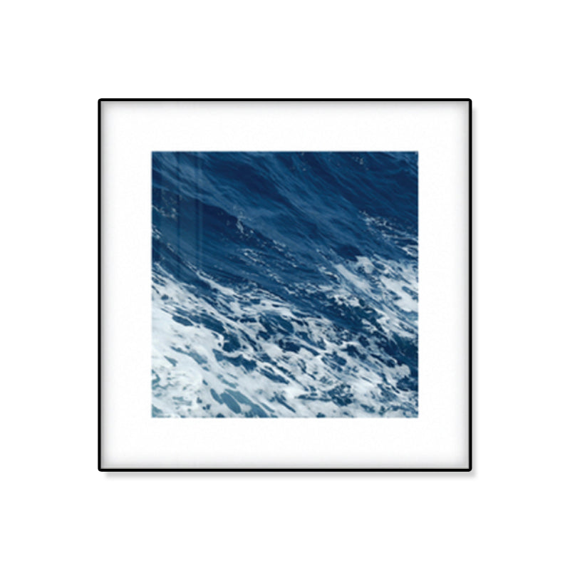 BowLift | Seascape Ocean Water Wall Art Tropics Textured Canvas in Blue for Home Interior