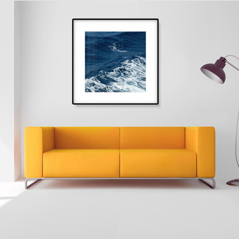 BowLift | Seascape Ocean Water Wall Art Tropics Textured Canvas in Blue for Home Interior