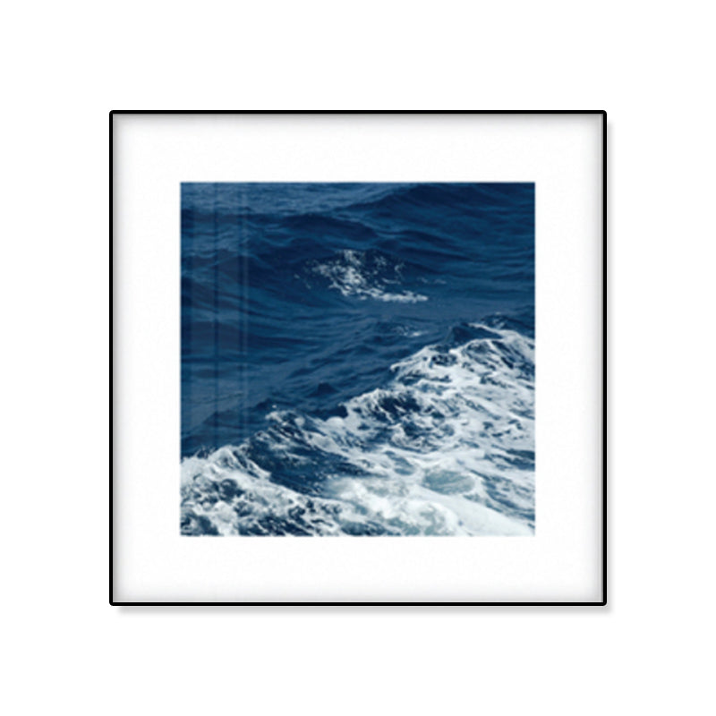 BowLift | Seascape Ocean Water Wall Art Tropics Textured Canvas in Blue for Home Interior