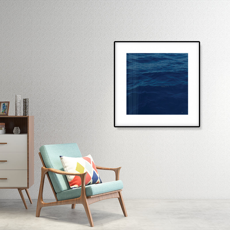 BowLift | Seascape Ocean Water Wall Art Tropics Textured Canvas in Blue for Home Interior
