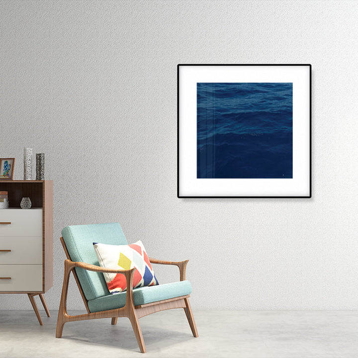 BowLift | Seascape Ocean Water Wall Art Tropics Textured Canvas in Blue for Home Interior