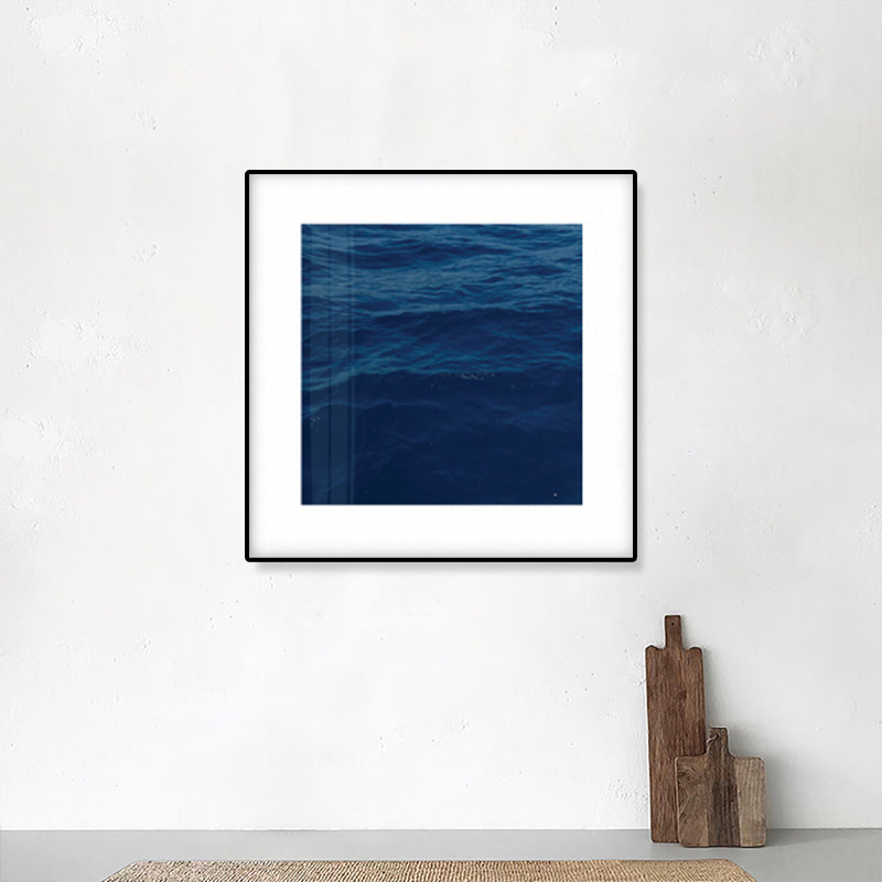 BowLift | Seascape Ocean Water Wall Art Tropics Textured Canvas in Blue for Home Interior