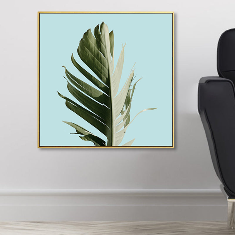BowLift | Banana Leaf Canvas Tropics Aesthetics Botanics Wall Art Print in Green for Bedroom