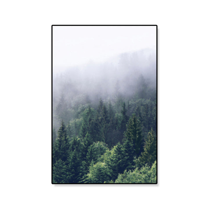 BowLift | Tropics Natural Landscape Wall Art Living Room Canvas Print in Dark Color, Multiple Sizes