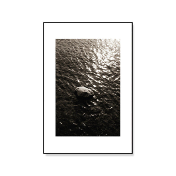 BowLift | Textured Ocean Surface Wall Art Tropical Canvas Print for Home Decor, Multiple Sizes