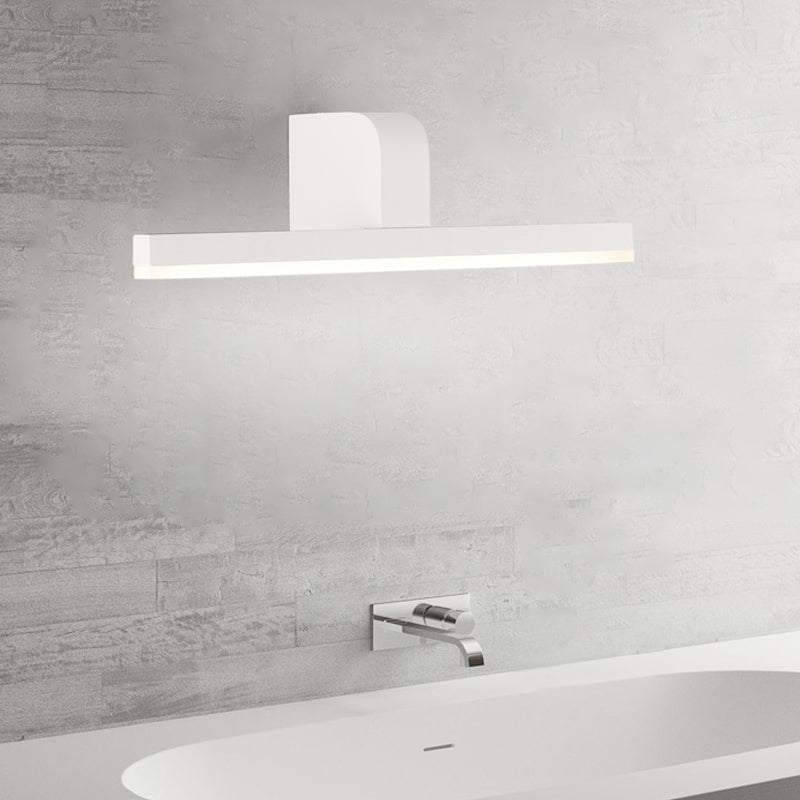 BowLift | LED Bathroom Mirror Light Modern Style Black/White Wall Lighting Ideas with Slim Metal Shade in Warm/White Light