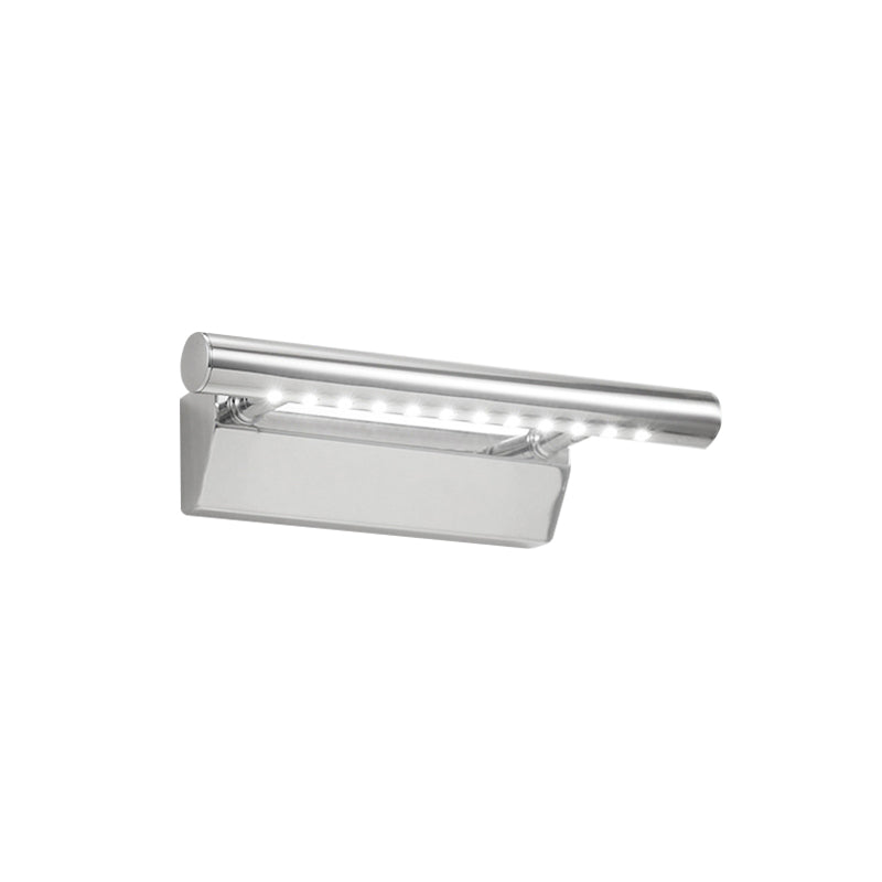 BowLift | Extended Vanity Lighting Ideas Modernism Metal LED Bathroom Wall Lamp in Chrome, Warm/White Light