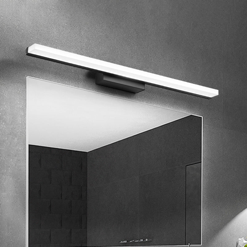 BowLift | Acrylic Linear Wall Sconce Modernism LED Wall Lighting Fixture in Black, Warm/White Light