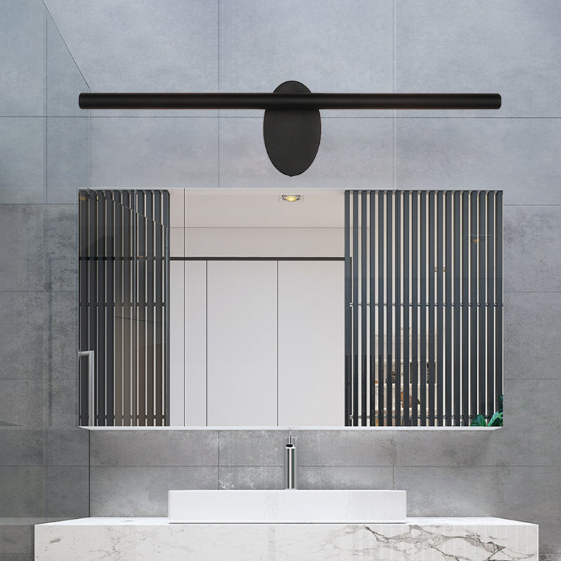 BowLift | Metallic linear wall vanity light contemporary LED wall structure lighting in black for the room