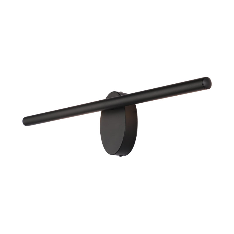 BowLift | Metallic linear wall vanity light contemporary LED wall structure lighting in black for the room