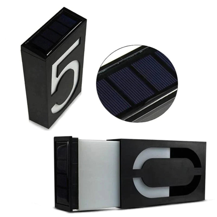 BowLift | Lighted House Number on Solar Energy - SolarSign