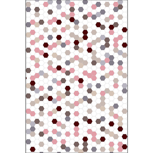 Multicolored bedroom carpet Modernist geometric pattern carpet Polyester anti-slip backing washable carpet | Bowlift