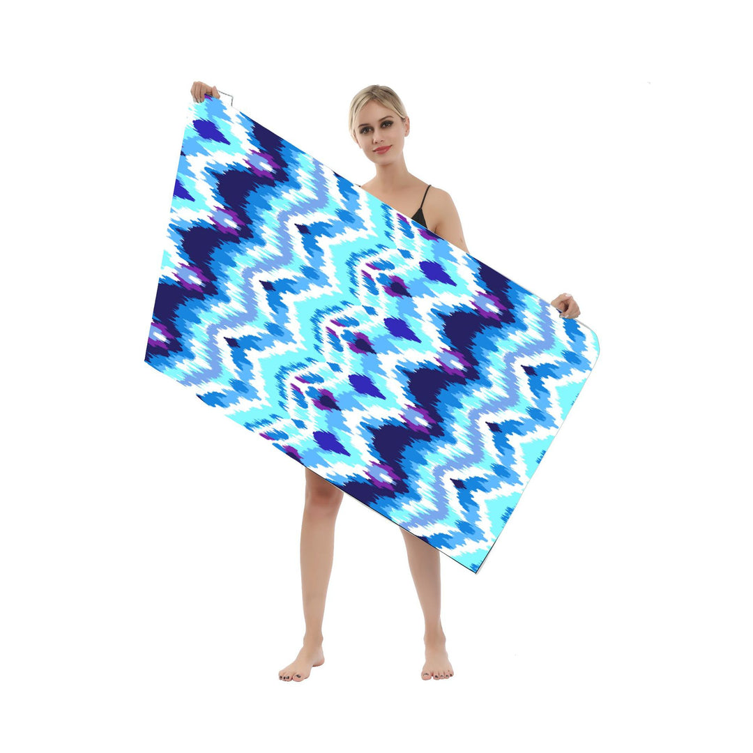 Multifunctional beach towel in creative mandala design Bowlift
