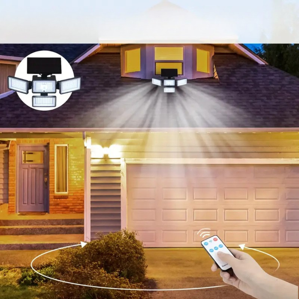 BowLift | Outdoor Solar Motion Sensor Floodlight