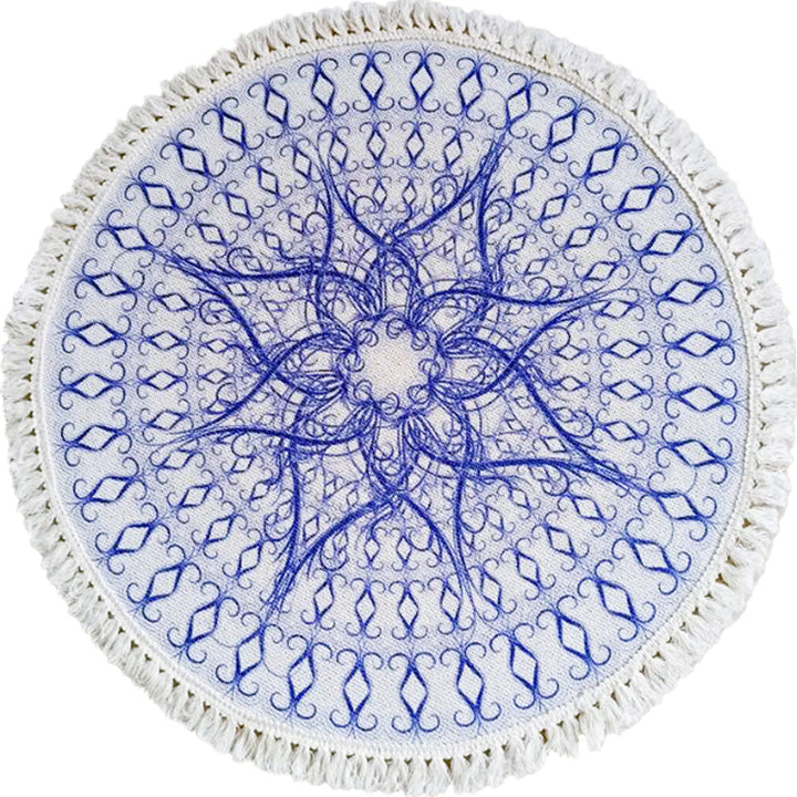 BowLift | Traditional Tribal Floral Pattern Rug Multicolor Moroccan Rug Flax Pet-Friendly Washable Nonslip Area Rug for Bedroom
