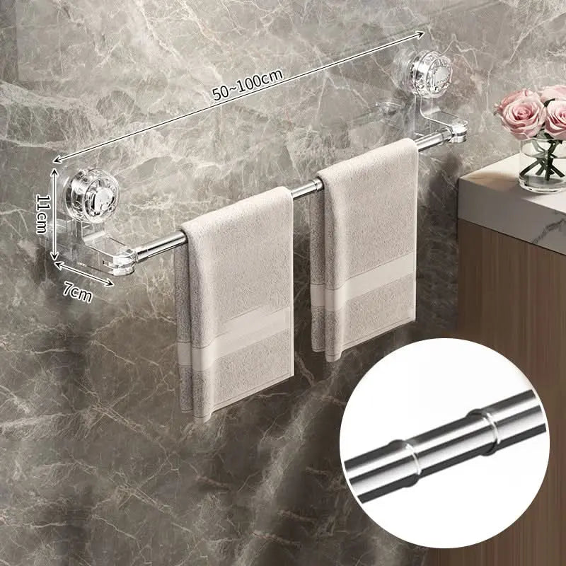 BowLift | FlexiGrip Towel Holder — Unleash your spatial freedom with stylish organization without drilling holes!