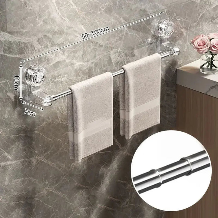 BowLift | FlexiGrip Towel Holder — Unleash your spatial freedom with stylish organization without drilling holes!