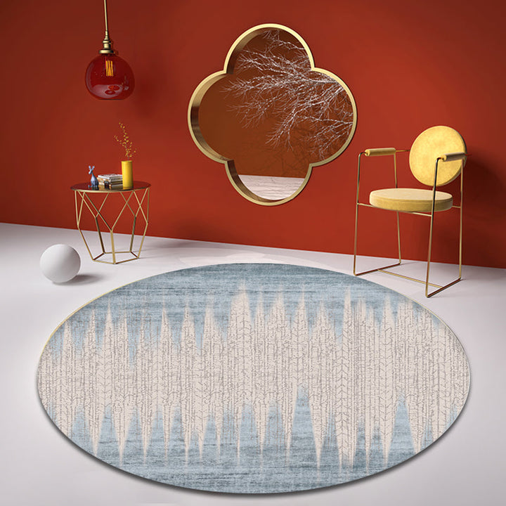 BowLift | Contemporary Bedroom Carpet Multicolor Abstract Rug Synthetic Washable Non-Slip Pet-Friendly Indoor Rug