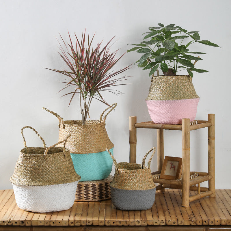 Bohemian Woven Storage Basket Bowlift
