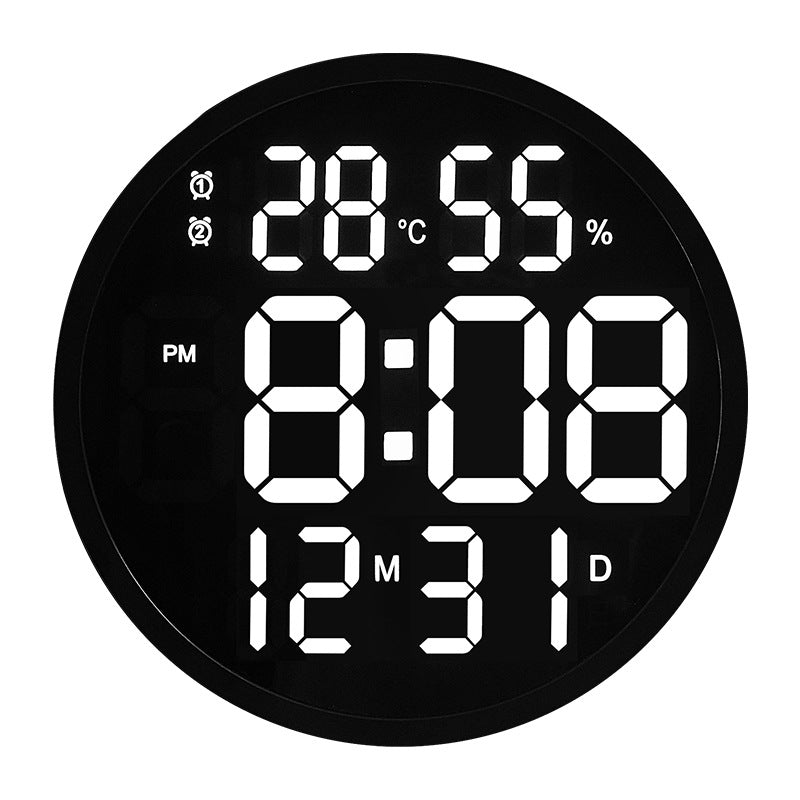 Digital Hygrometer-Thermometer Alarm Clock Bowlift