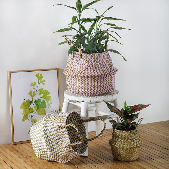Bohemian Woven Storage Basket Bowlift